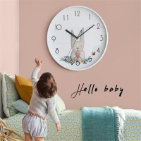 金铭洋(GOLDEN MING YANG) 卡通挂钟静音创意可爱儿童房壁钟表