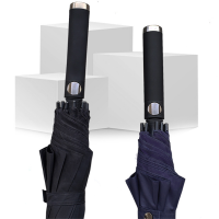 10骨直杆长柄高尔夫自动雨伞