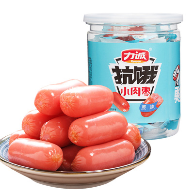 力诚抗饿小肉枣212g休闲食品零食烤肠即食火腿炭烤小香肠烤肠熟食