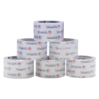 优必利 胶带 透明封箱胶带 高透度宽胶布 快递包装打包封口宽胶带 宽度米数可选 (6CM*60y)六卷装 2007