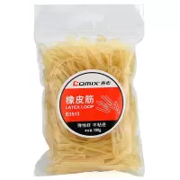 齐心(COMIX) B3513 乳胶圈天然橡皮筋胶圈 办公用品 100g/袋 单袋价格
