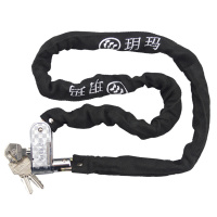 玥玛 货号5120锁具山地车链条锁防盗锁B级锁芯自行车锁电动车铁链锁