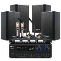 狮乐AV-108/BX-108会议室音响功放套装组合