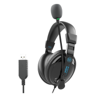 中小学生英语学习耳机 头戴式带麦口语考试教学专用人机对话保护听力网课耳麦 D3000黑色