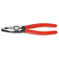 凯尼派克 KNIPEX 03 01 180 180mm钢丝钳子(抛光头,塑料套柄)(包装数量 1把)(TG)