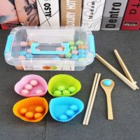 夹珠子玩具(收纳盒套装)