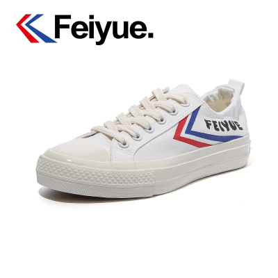 feiyue/飞跃秋季低帮帆布鞋经典透气小白鞋防滑布鞋女款