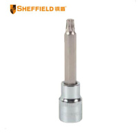 钢盾(Sheffield)12.5mm系列55mm长花型旋具套筒T30(S015130)