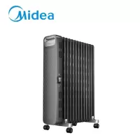 美的(Midea) NYX-G1 取暖器电暖器烤火炉油汀干衣2200W恒温 13片电油汀