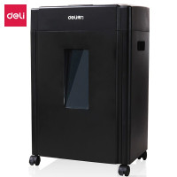 得力(deli)办公碎纸机亚克力面板大功率光盘粉碎机静音