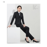 中神盾 女士 西装西裤+衬衫+双层10号领结 套装(单位:套)