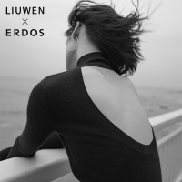 刘雯联名款 半高领轻薄修身轻礼服款针织衫