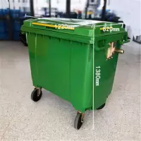 大型环卫手推垃圾车 660L