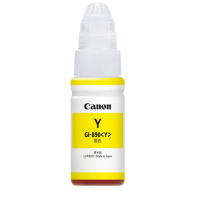 佳能原装GI-890Y 黄色适于G1800/2800/3800/4800打印机墨水(70毫升)单瓶装(YC)(单位:件)