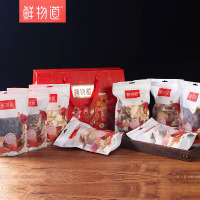 鲜物道-山味喜礼礼盒 800g 精选木耳牛肝菌猴头菇鲍鱼菇笋茸 多种蘑菇菌类山珍礼盒 春节年货礼盒 单盒价