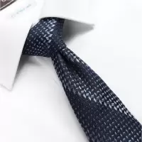 中锐智采 男士意大利进口真丝面料碎花条纹商务色织领带