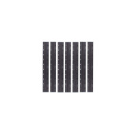 晨光 M&G 10孔装订夹条黑色 3MM 扣式装订A4纸100支/盒ABSN2602