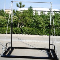 博立 室内训练单杠引体向上室外可移动单杠室外单双杠 黑色 单位:个