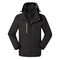 jeep 男士冲锋衣抓绒两件套 户外冲锋衣男三合一两件套防风防水保暖防寒登山外套男 单位：件