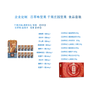 企业定制 百草味坚果 千果庄园坚果 食品套装