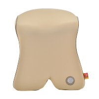 吉吉(GiGi)汽车头枕 G-1603太空记忆棉护颈枕 车用颈枕头靠枕 全天候守护 杏色