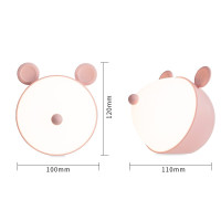 得力 17857 LED萌宠鼠小夜灯(粉色) 单个装