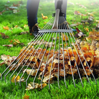 鑫和信不锈钢园艺园林落叶草坪小耙子铁耙