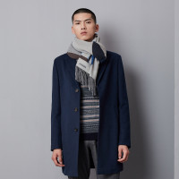 ERDOS 秋冬西装领单排扣男大衣商务休闲毛呢外套