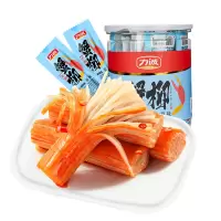 力诚手撕蟹柳蟹肉棒250g原味罐装海味即食方便速食蟹味棒火锅料网红小吃