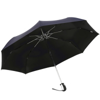 天堂伞 全自动黑胶58cm×10骨三折 晴雨伞 黑色