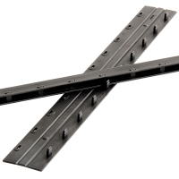 得力3825装订压条10孔文件5mm 梳式装订机可用 (100支/盒)单盒装