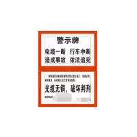 警示牌 400×600×1400mm