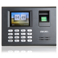 得力3946指纹考勤机(黑色)