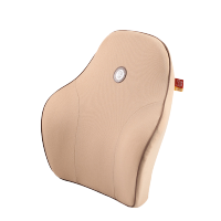 吉吉(GiGi)汽车腰靠 车用办公室座椅腰垫 太空记忆棉车用办公用健康靠垫 腰靠枕GT-23杏色