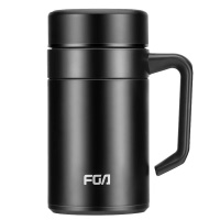 富光304不锈钢带手柄保温杯