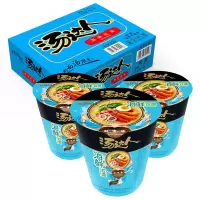 统一 方便面 汤达人 海鲜拉面 12杯