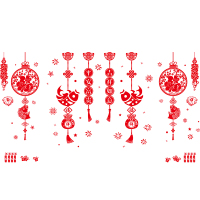 企业专享 新年玻璃窗花(6259/6262+6263)起订量100