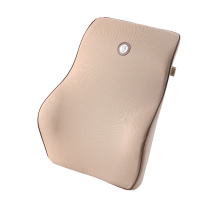 吉吉（GiGi）汽车腰靠 G-1110太空记忆棉靠枕 背靠垫 车用办公用腰枕杏色