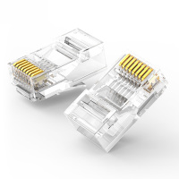 RJ45千兆网络水晶头8P8C电脑屏蔽网线连接头