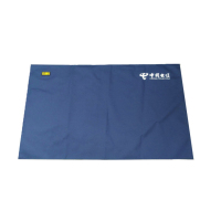得力定制工具垫布(中国电信)多用途深蓝印指定字样70*100cm