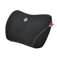 吉吉(GiGi)汽车腰靠 车用办公室座椅腰垫 竹炭记忆棉靠枕 背靠垫 车用办公用腰枕 GT-1330黑色