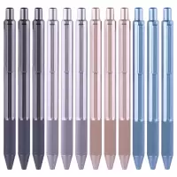 得力 A10 中性笔 办公签字水笔0.5mm 12支/盒 1盒装