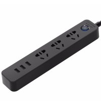 飞科(FLYCO)插线板FS2000 USB多孔1.8m延长线插排插座(5孔3位+3USB)