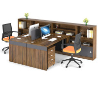 办公家具职员办公桌员工位桌卡座简约现代屏风财务办公桌椅组合