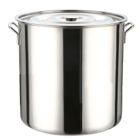 不锈钢桶茶水桶储水桶面粉桶米桶铁桶 直径40cm 单只装