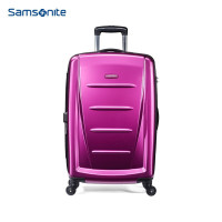 ZHXJ新秀丽拉杆箱 ins网红旅行箱行李箱密码箱06Q-20寸 紫红色