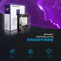 监控硬盘 紫盘4TB 监控设备套装配件 海康威视硬盘 西部数据 WD 录像机专用监控硬盘 WD40PURX