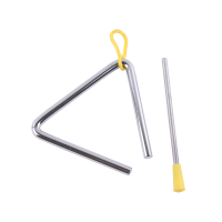 奥尔夫之家 5英寸 边长12.5cm 幼儿园儿童小学生专业打击乐器奥尔夫三角铃加厚三角铁