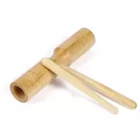奥尔夫 小号 口径3cm 乐器双响桶 打击乐器 原木双响桶/双响筒