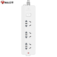 公牛 新国标插座/插线板/插排/排插/接线板/拖线板 GN-212 3位总控全长1.8米